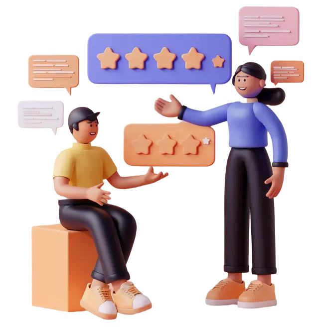 Consumer review experts with ratings